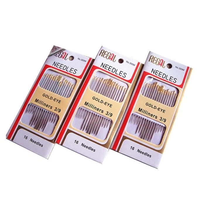 Jual Jarum Jahit Tangan Regal Set Isi 16 Payet REGAL GOLD EYE MILINERS ...