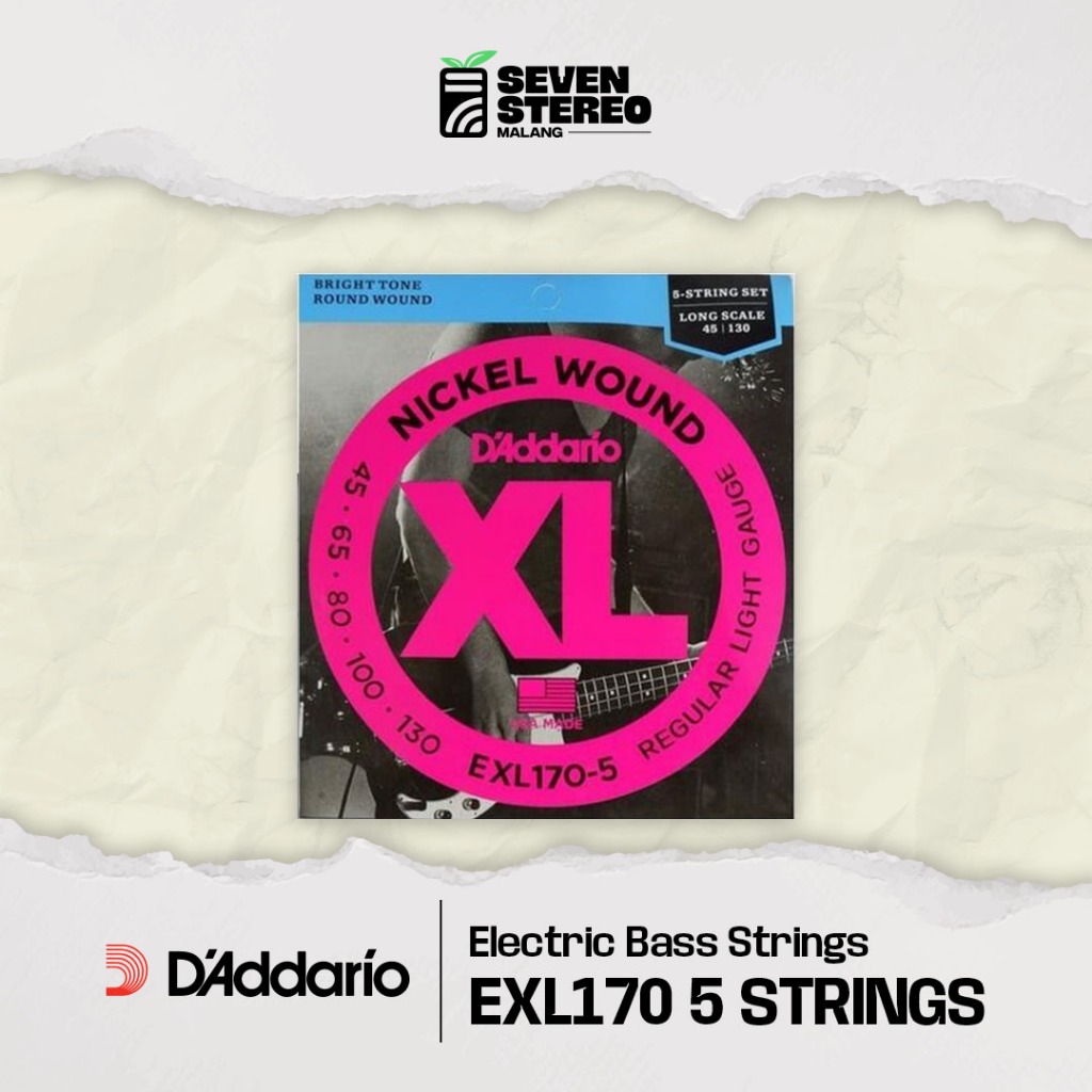 Jual D'Addario D Addario EXL 170-5 EXL170-5 Nickel Wound Regular Light ...