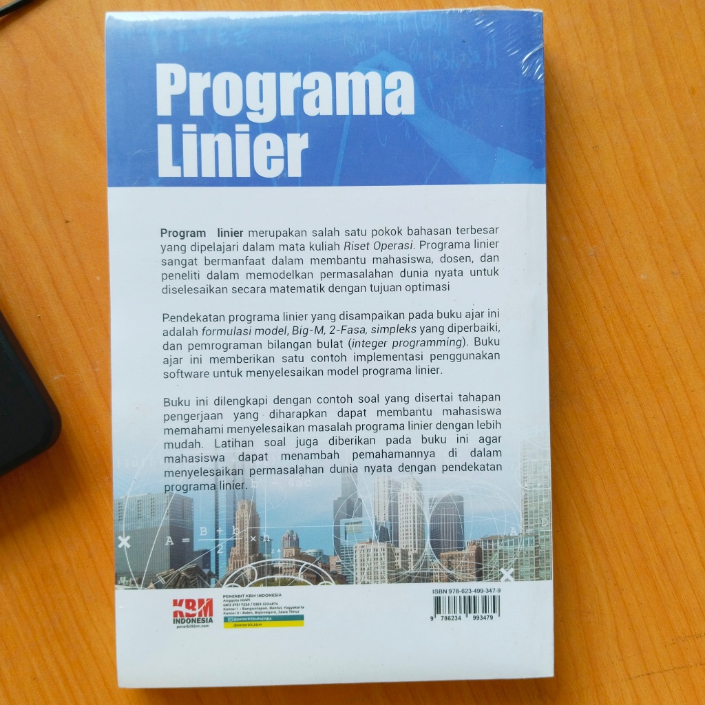 Jual Programa Linier : Teori dan Aplikasinya (230) | Shopee Indonesia