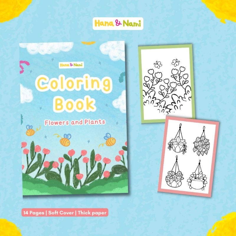 Jual Hana & Nami Buku Mewarnai Anak TK SD PAUD Mainan Edukasi Coloring ...