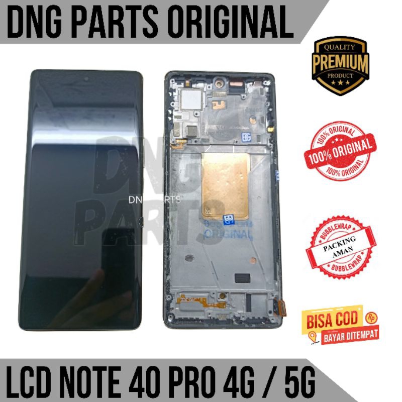 Jual LCD TOUCHSCREEN FULLSET FRAME NOTE 40 PRO 4G X6850 / NOTE 40 PRO ...