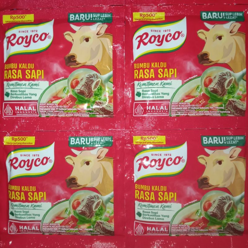 Jual 72 SACHET ROYCO BUMBU KALDU RASA SAPI 500 (PENYEDAP RASA) | Shopee ...