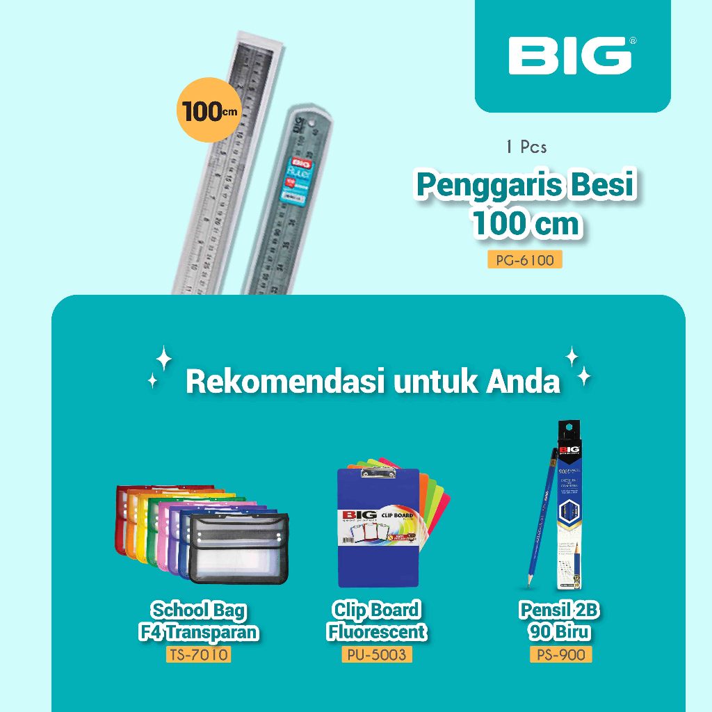Jual BIG Penggaris Besi / Stainless Steel Ruler Tebal dan Kokoh Panjang ...