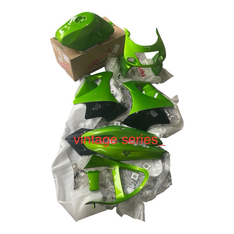 Jual Cover Body Ninja Rr Old Zx Hijau Metalik Original Kawasaki Body ...