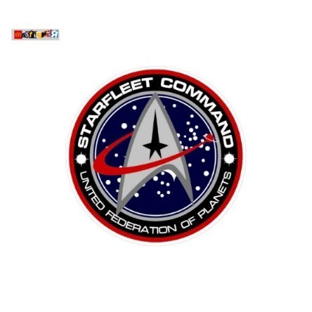 Jual sticker STAR TREK StarFleet Command logo stiker retro | Shopee ...