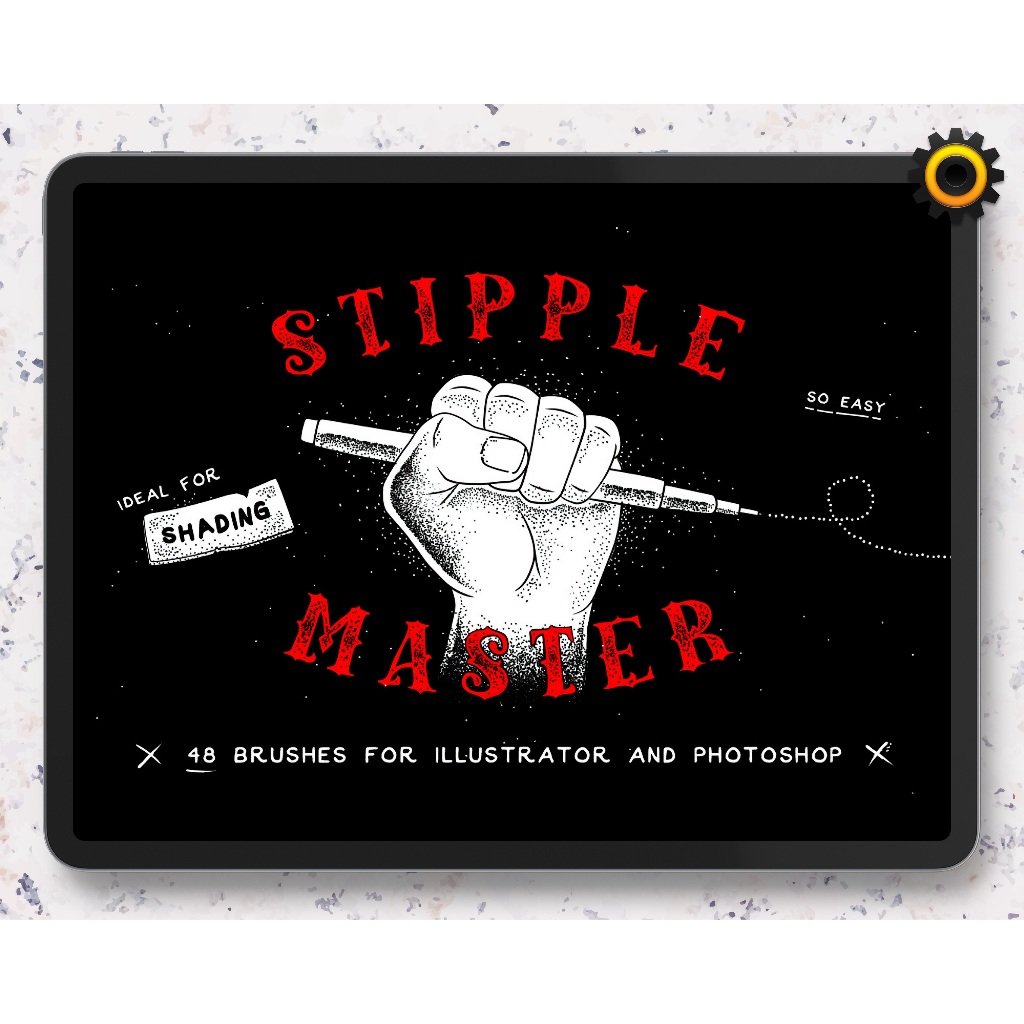Jual Photoshop Brush - Stipple Master Ai & PS Brushes | Shopee Indonesia