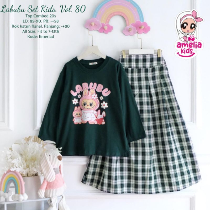 Jual Labubu Set Kids Vol.80 by Amelia kids | Shopee Indonesia