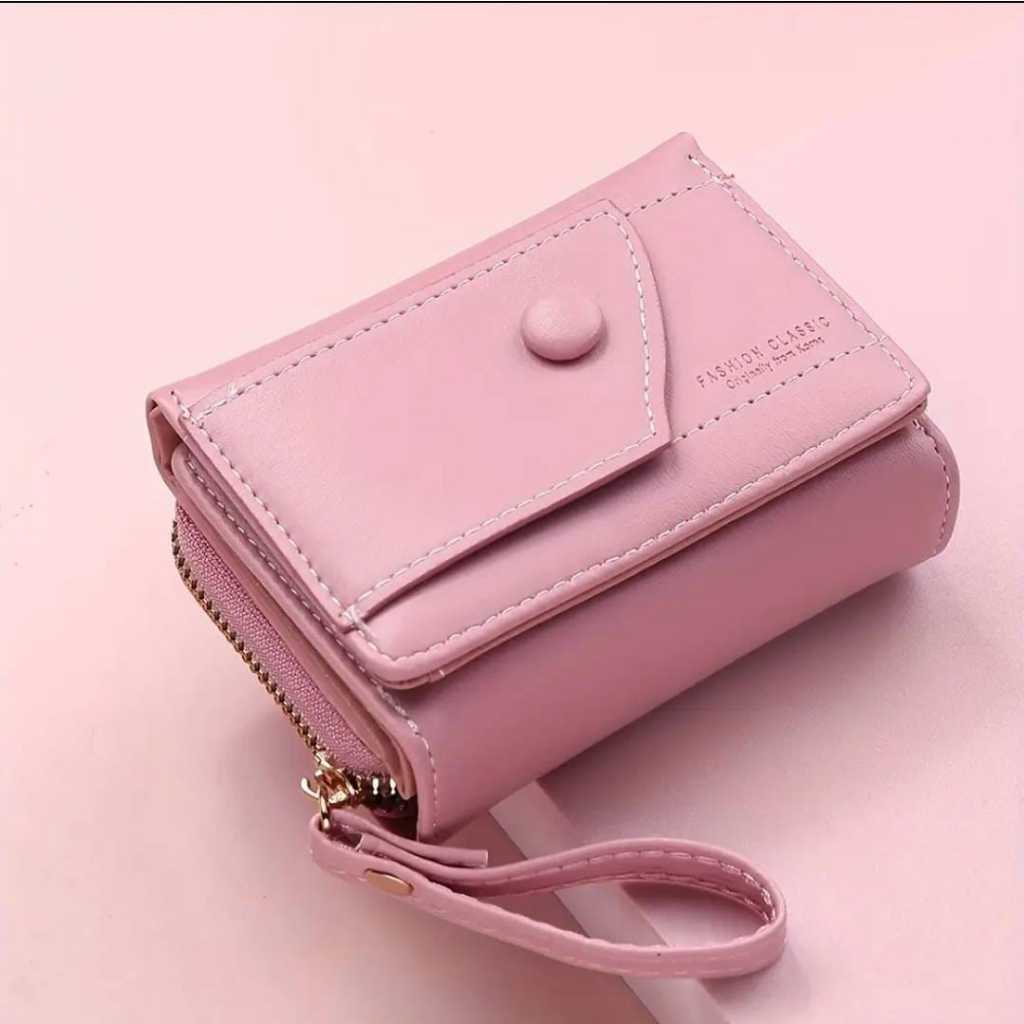Jual DOMPET WANITA SIMPLE /DOPET WANITA LIPAT/DOPET PEREMPUAN TERBARU ...