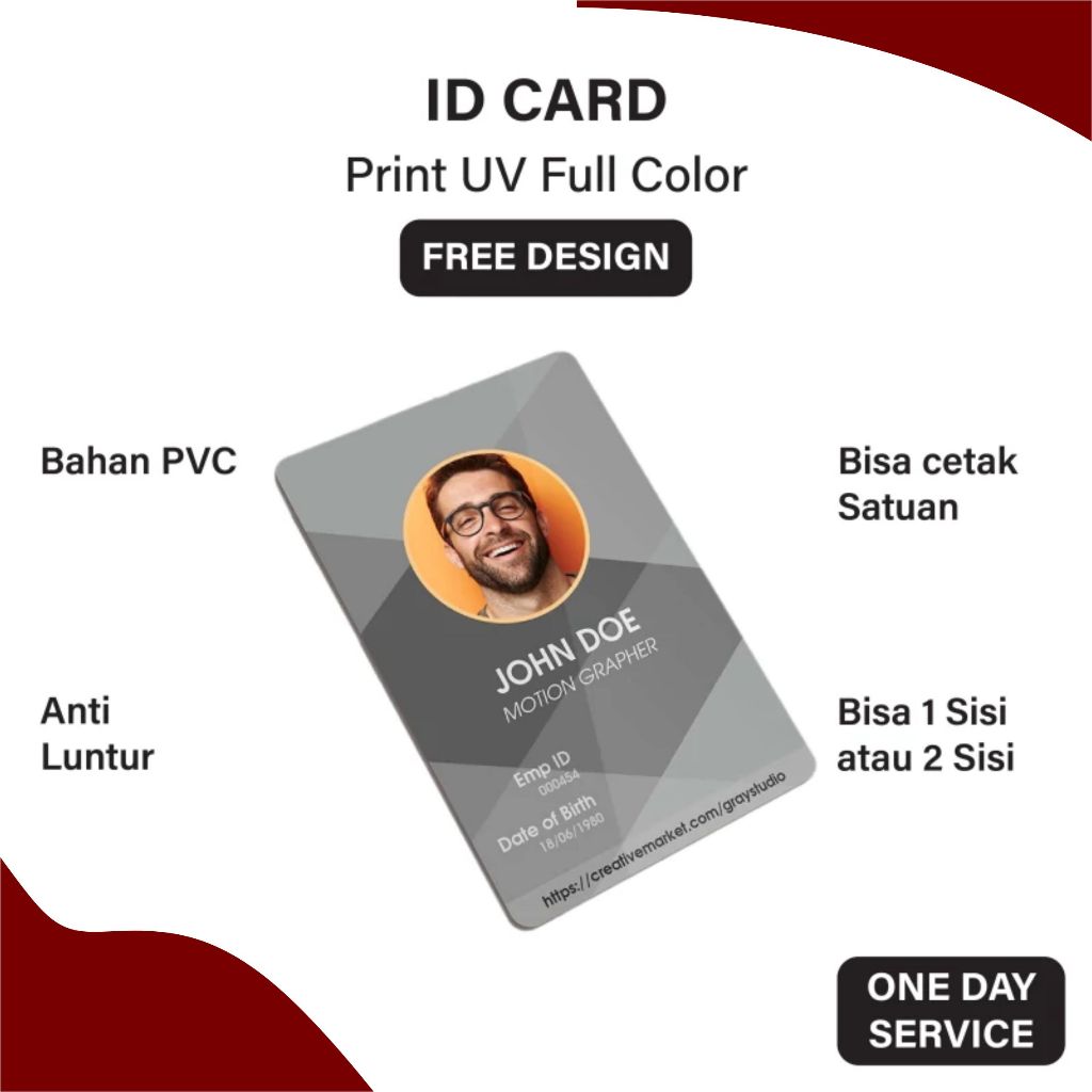 Jual Cetak ID Card Premium UV I Kartu ASN I Kartu Pelajar I Kartu ...