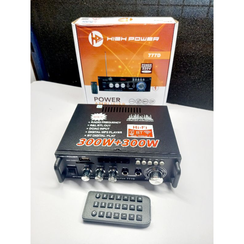 Jual POWER AMPLIFIER HIGH POWER TYPE D1 777D AC/DC | Shopee Indonesia