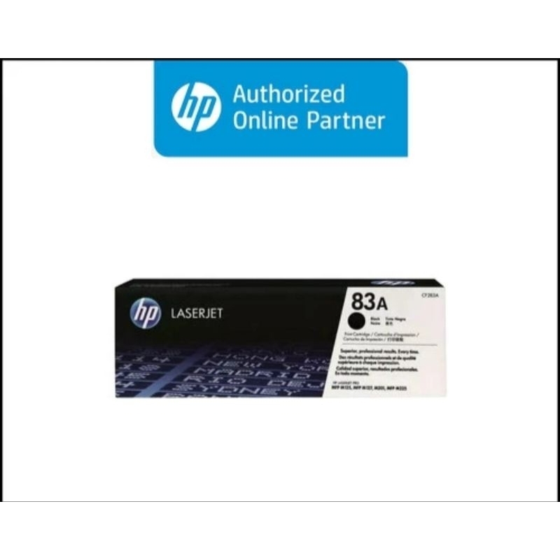 Jual HP LaserJet 83A Black Toner Cartridge ( CF283A ) | Shopee Indonesia