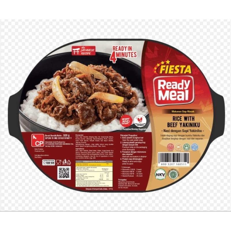 Jual fiesta ready meal rice with beef Yakiniku | Shopee Indonesia