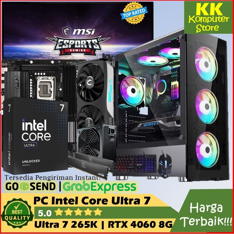 pc intel core ultra 7 265k | rtx 4060 8gb [ pc gaming intel core ultra 7 265k | rtx 4060 ] monitor