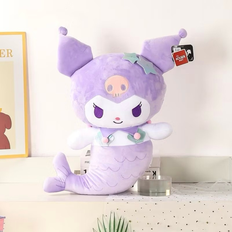 Jual Boneka Guling Duyung Sanrio Kuromi Melody Ungu Pink Ukuran -+40cm ...