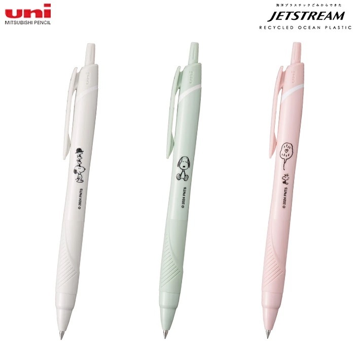 Jual Uni Jetstream Standard Peanuts Snoopy Woodstock Ballpoint Oil Ink ...