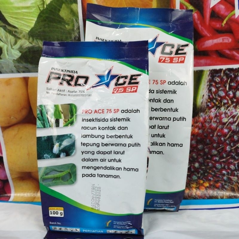 Jual INSEKTISIDA PRO ACE ASEFAT 75 SP BASMI LALAT BUAH DAN ULAT ...