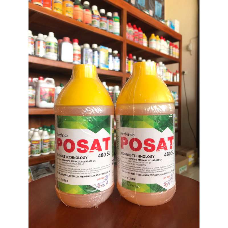 Jual POSAT 480 SL │ISOPROPIL AMINA GLIFOSAT 480SL │HERBISIDA SISTEMIK ...