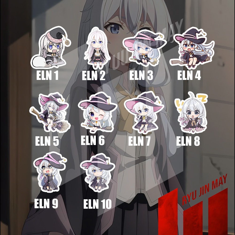 Jual Sticker Anime - Majo no Tabitabi - Elaina | Shopee Indonesia