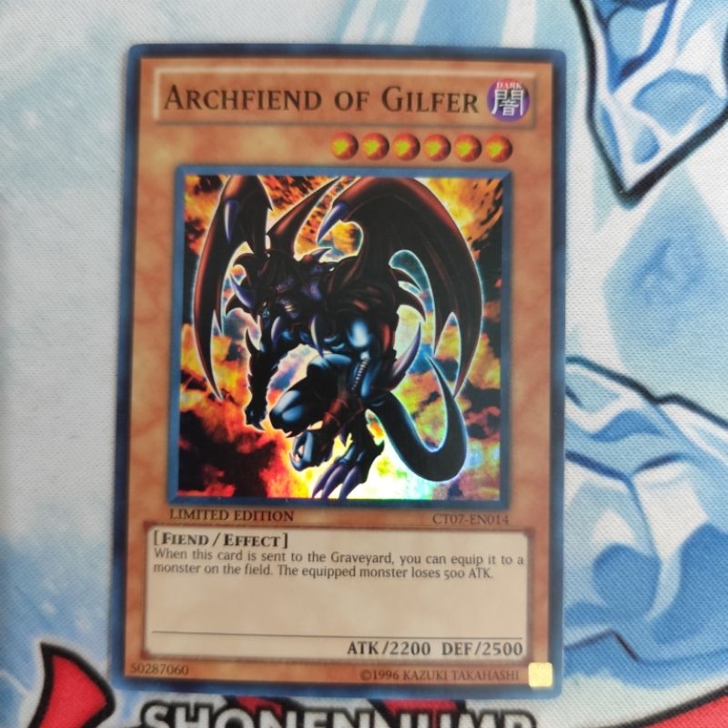 Jual Yugioh Archfiend Of Gilfer CT07 Super Rare Original | Shopee Indonesia