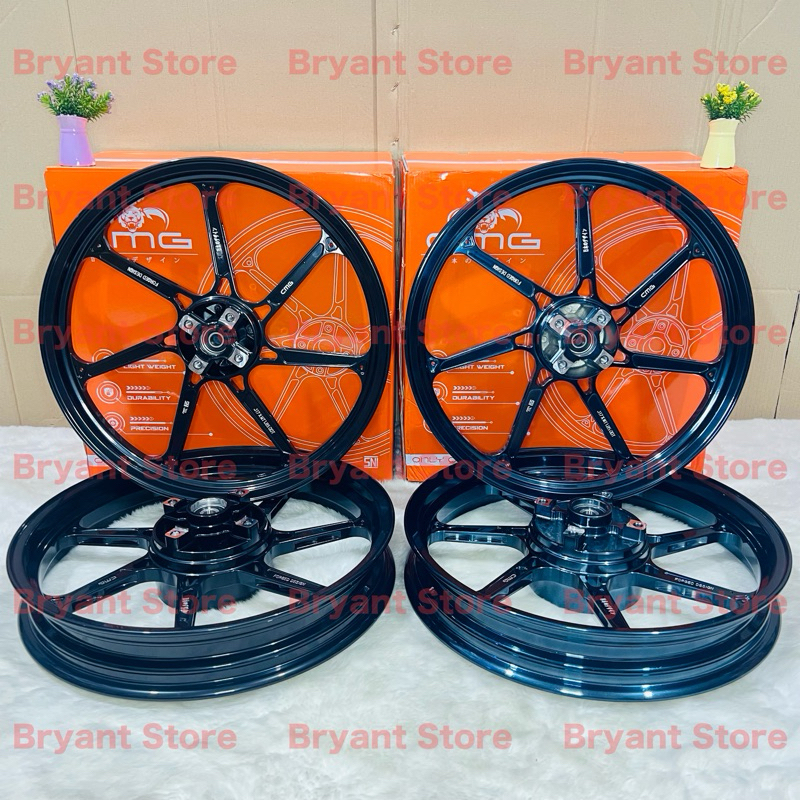 Jual CMG RACING ORIGINAL VELG CNC MG7 NINJA R SS RR 185x17 250x17 ...