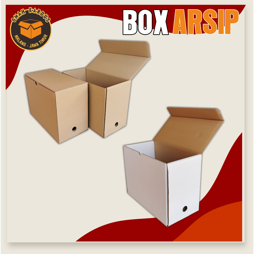 Jual BOX ARSIP 40x20x30 cm DOUBLEWALL / boxfile / boxdokument ...