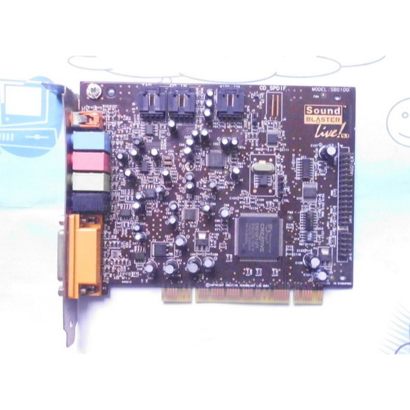 CREATIVE LABS SOUND Blaster Live! PCI Sound Card (CT4780) EUR 14,61 - ES