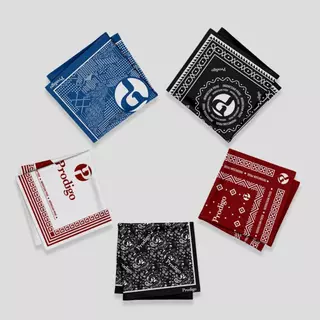 Prodigo * Sapu Tangan Pria Lurik RANDOM | Handkerchief | Selampe Pria Premium