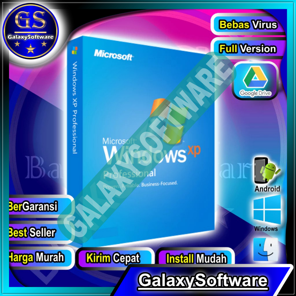 Jual Windows XP Pro SP3 Key 2023 Full Version - GalaxySoftware | Shopee ...