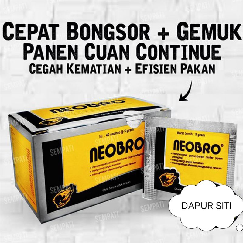 Jual NEOBRO PENGEMUK HEWAN TERNAK AYAM UNGGAS | Shopee Indonesia