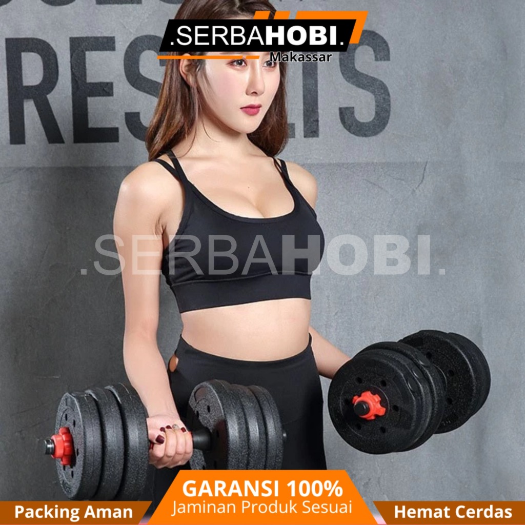 Jual Dumble Barbel Set Pvc berkualitas 40kg / Dumble Barbel Set Pvc ...