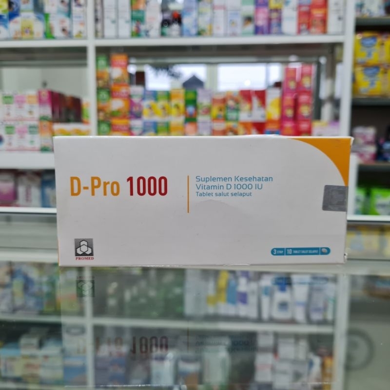 Jual D-Pro 1000 tablet (1 strip) | Shopee Indonesia