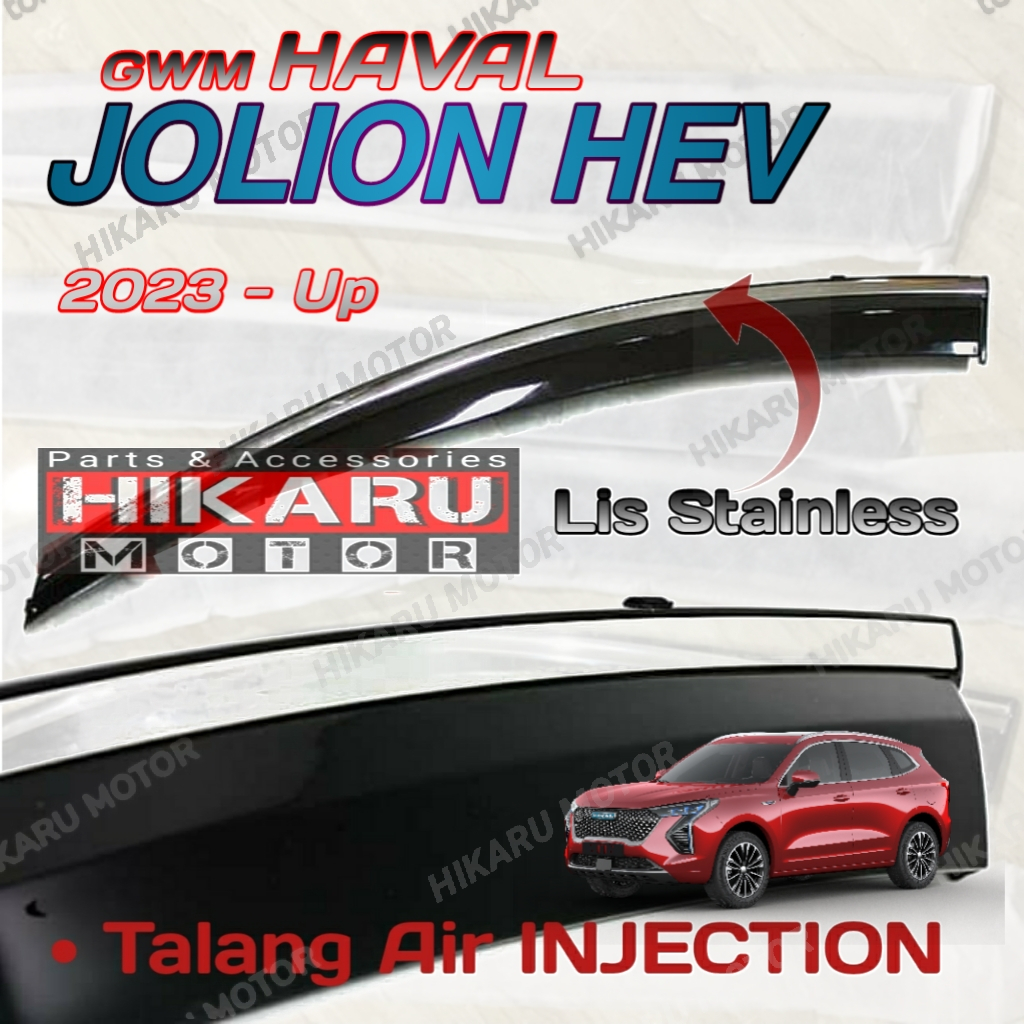Jual Talang Air Mobil GWM HAVAL JOLION HEV 2023-Up Premium Lis Stenlis ...