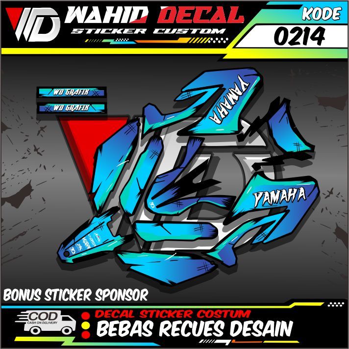 Jual Sticker Setiker Stiker Decal (0214) Decal sticker setiker stiker ...