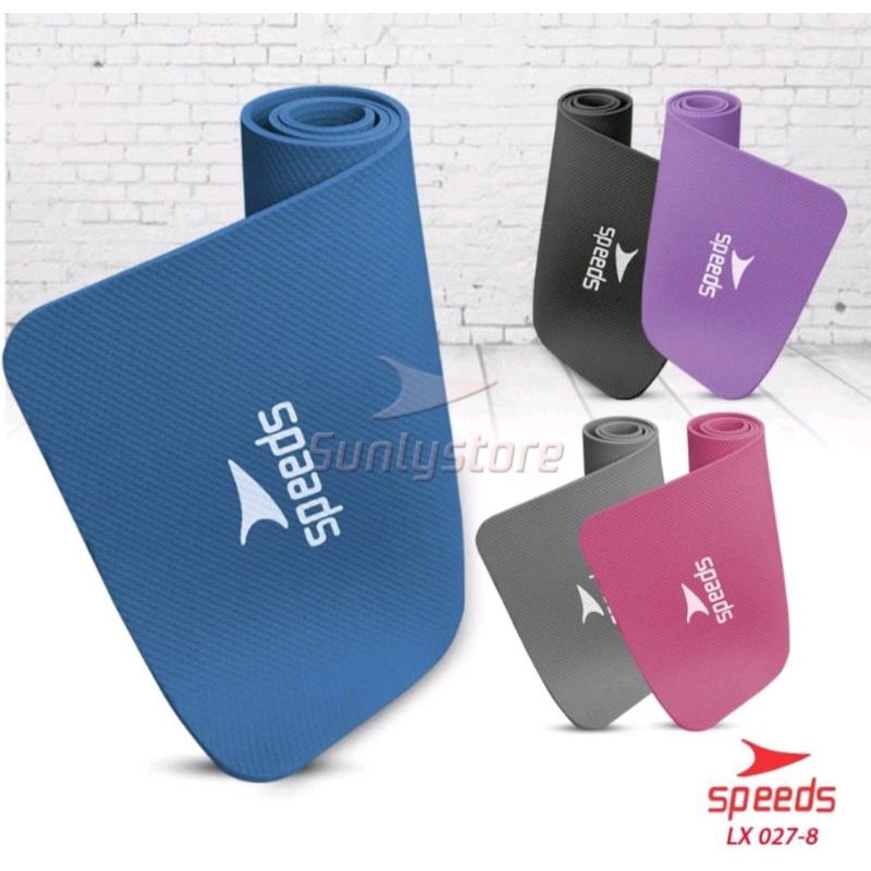 Jual Speeds Matras Yoga Karpet Spons Olahraga Lantai Tebal 10mm Ungu ...
