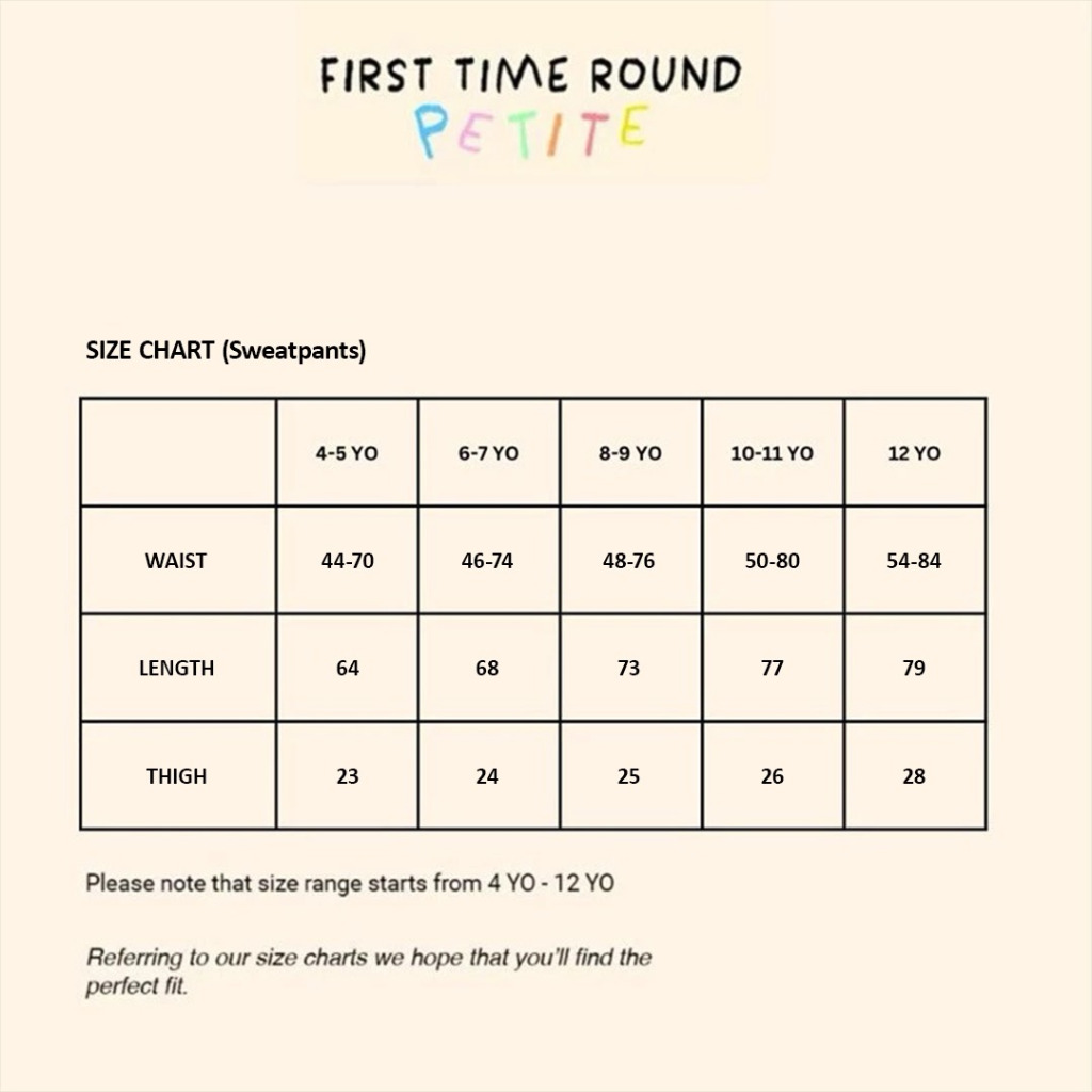Jual First Time Round Petite - Classic Sweatpants - Grey | Shopee Indonesia