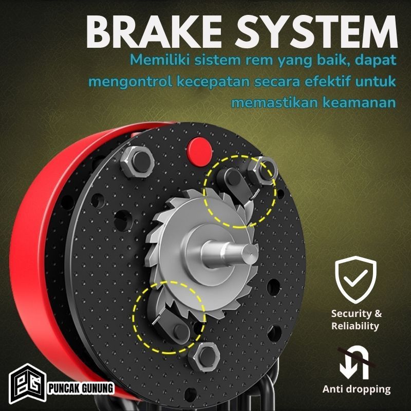 Jual Katrol Chain Block Manual 2 Ton Rantai Baja Tahan Karat Alat ...