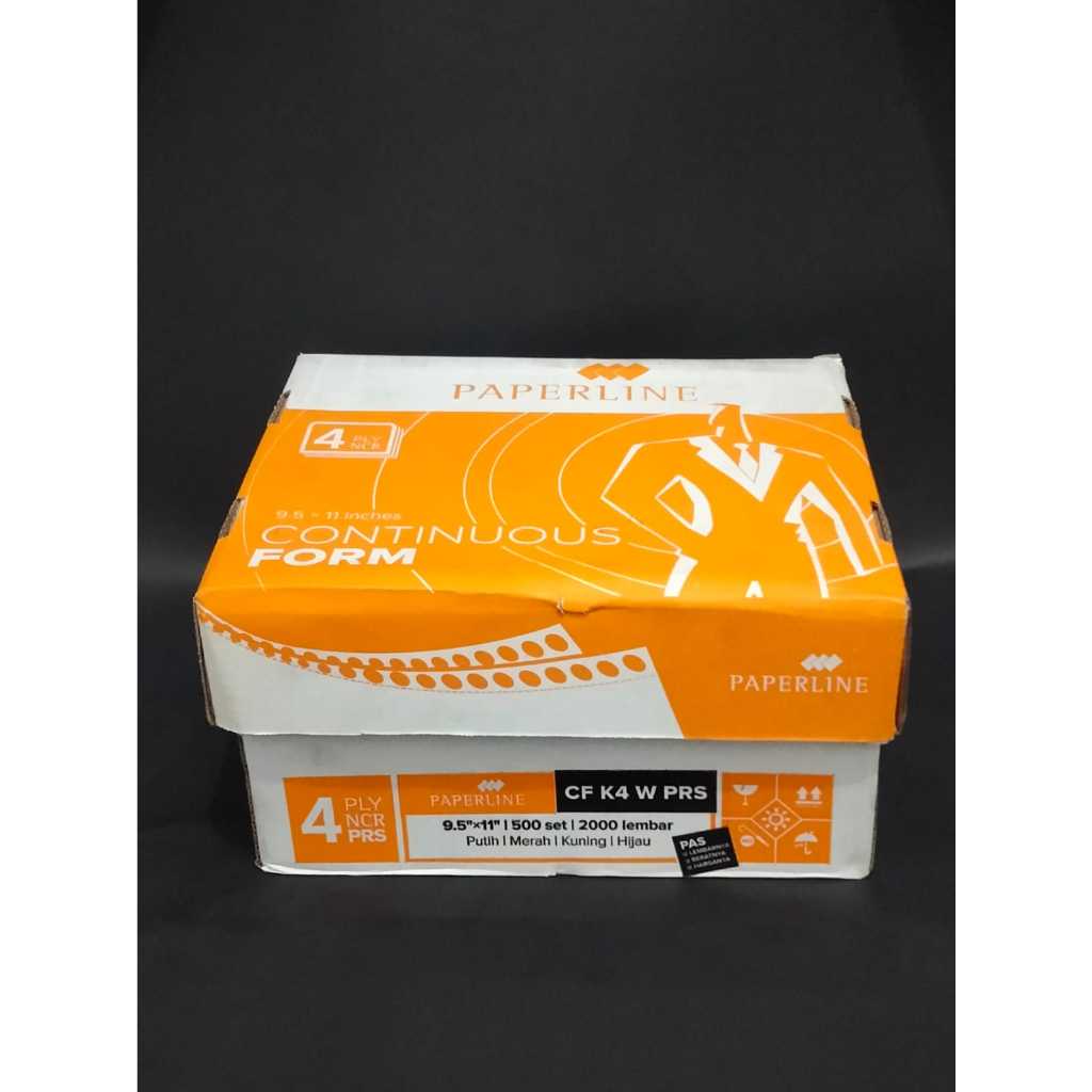 Jual Kertas Continous Form Paperline 9,5×11 4ply PRS Warna | Shopee ...