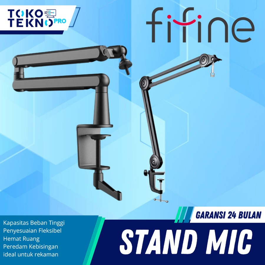 Jual Fifine BM63 / BM66 / BM88 Mic Boom Arm Stand with Build-in Springs ...