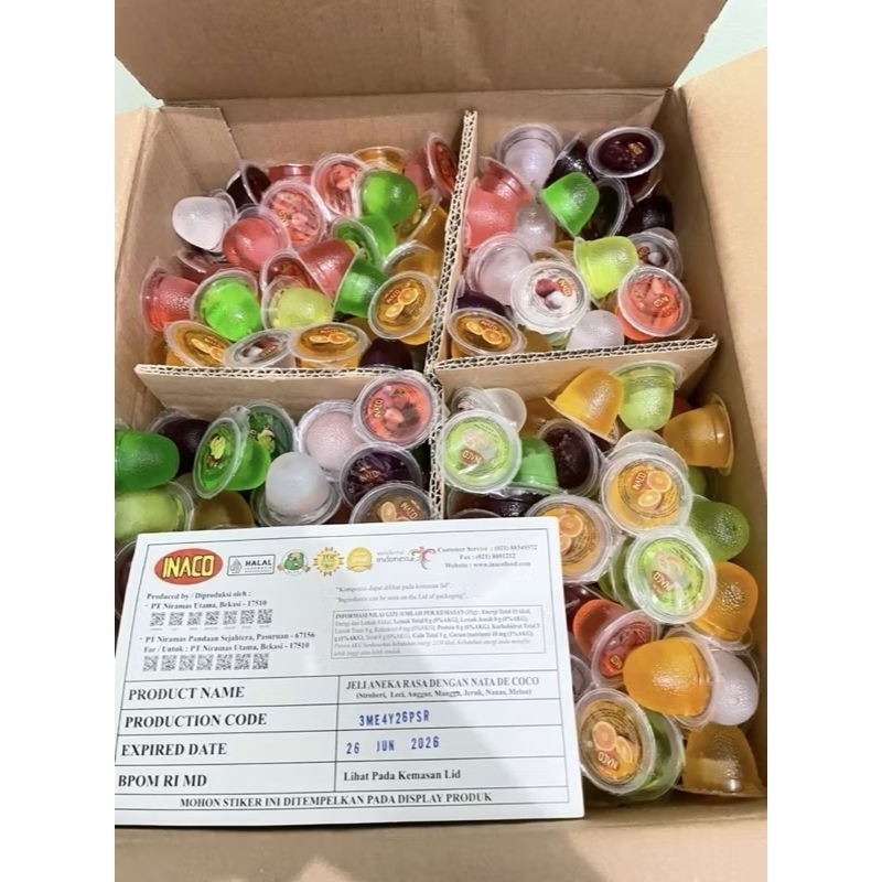 Jual Ager Agar Jelly INACO awuran 1kg | Shopee Indonesia