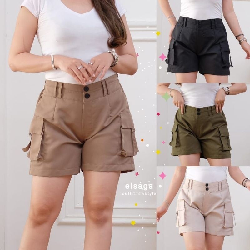 Celana Pendek Wanita Hotpants Cargo