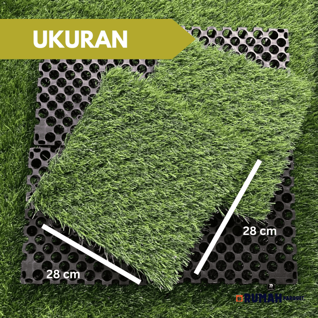 Jual Decking Tile Lantai Rumput 28x28cm | Shopee Indonesia