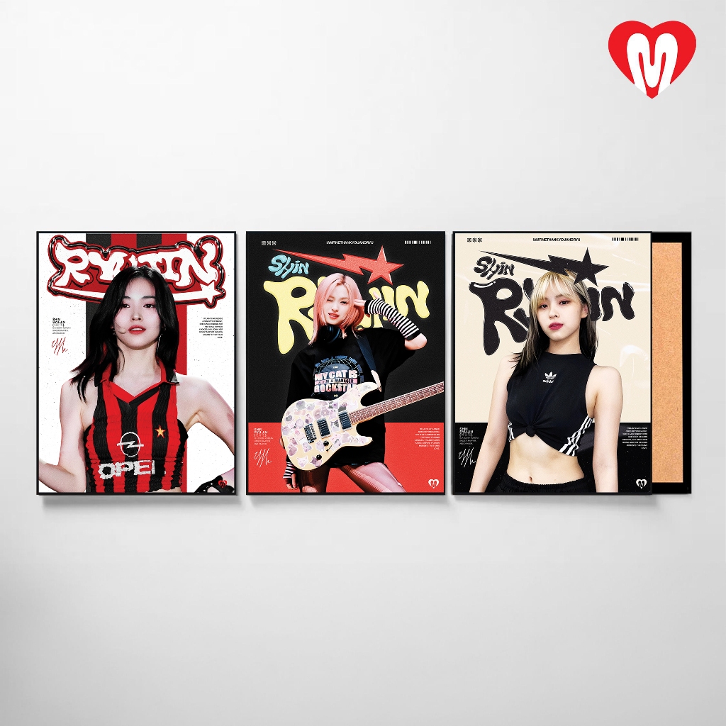 Jual MANTA Poster Frameblock ITZY SHIN RYUJIN | Shopee Indonesia