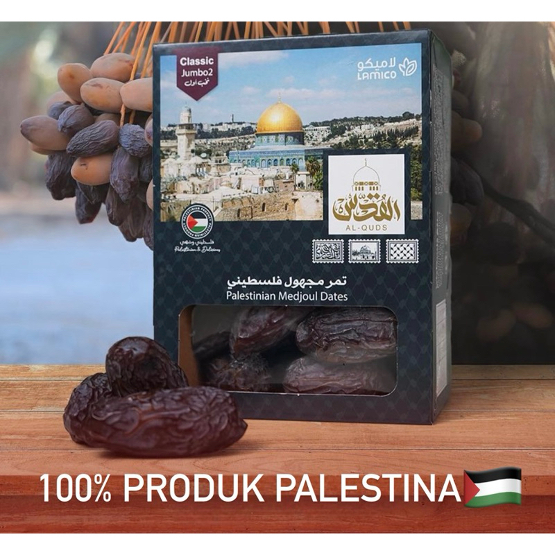 Kurma Medjool Palestina Premium Jumbo Lamico ALQUDS Medjoul Medjol STOK TERBARU ORIGINAL