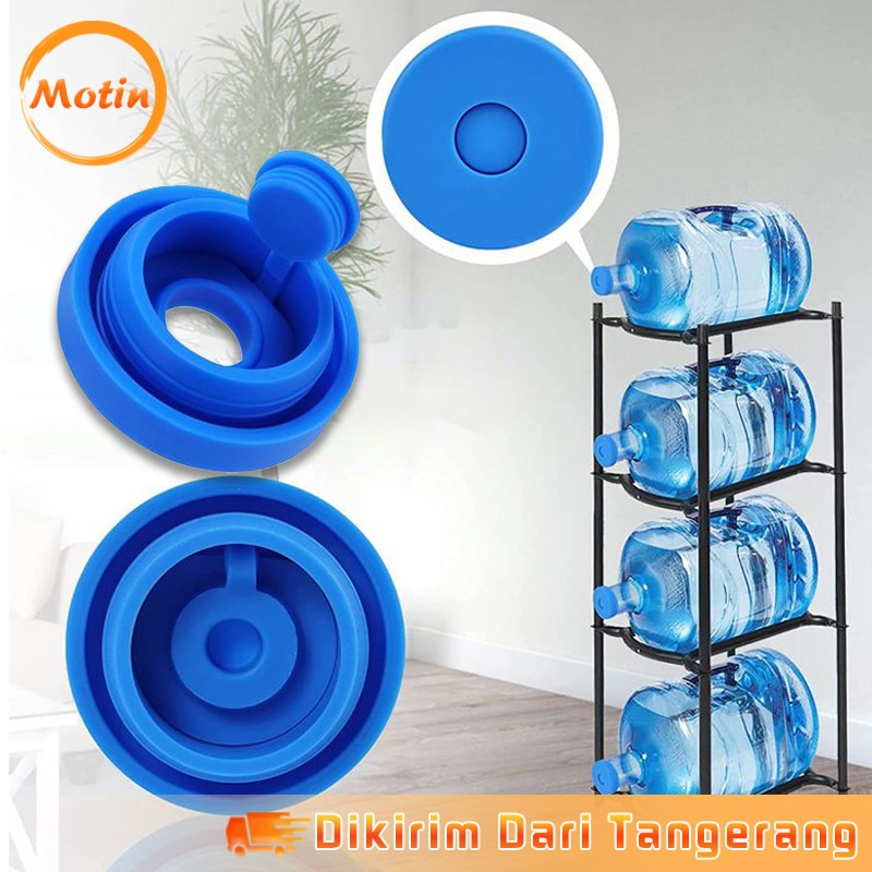 Jual Water Gallon Bottle Cap Silikon Reusable Water Jug Cap Lid ...