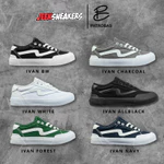 Sepatu Patrobas New Ivan Low Original Hitam / Putih / Grey