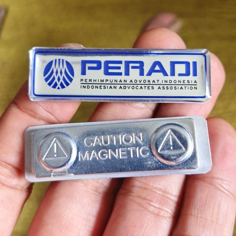 Jual PIN PERADI MAGNET COR RESIN TEBAL - PIN ADVOKAT PERADI - LENCANA ...
