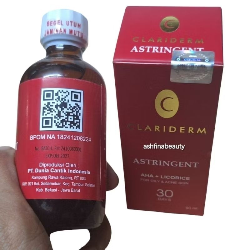 Jual TONER CLARIDERM ORIGINAL PHILIPIN | Shopee Indonesia