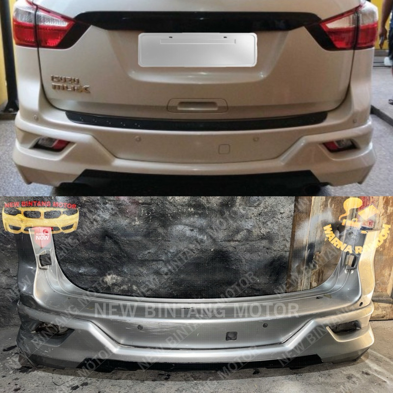 Jual Bumper belakang isuzu mux premiere 2016 2018 original | Shopee ...