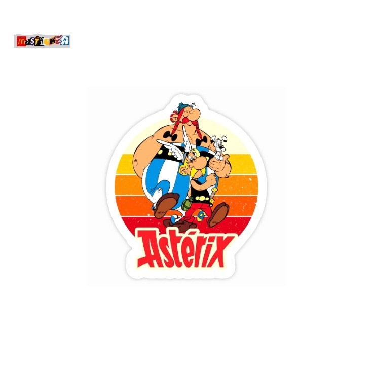 Jual sticker Asterix Obelix Idefix logo diecut stiker retro komik ...