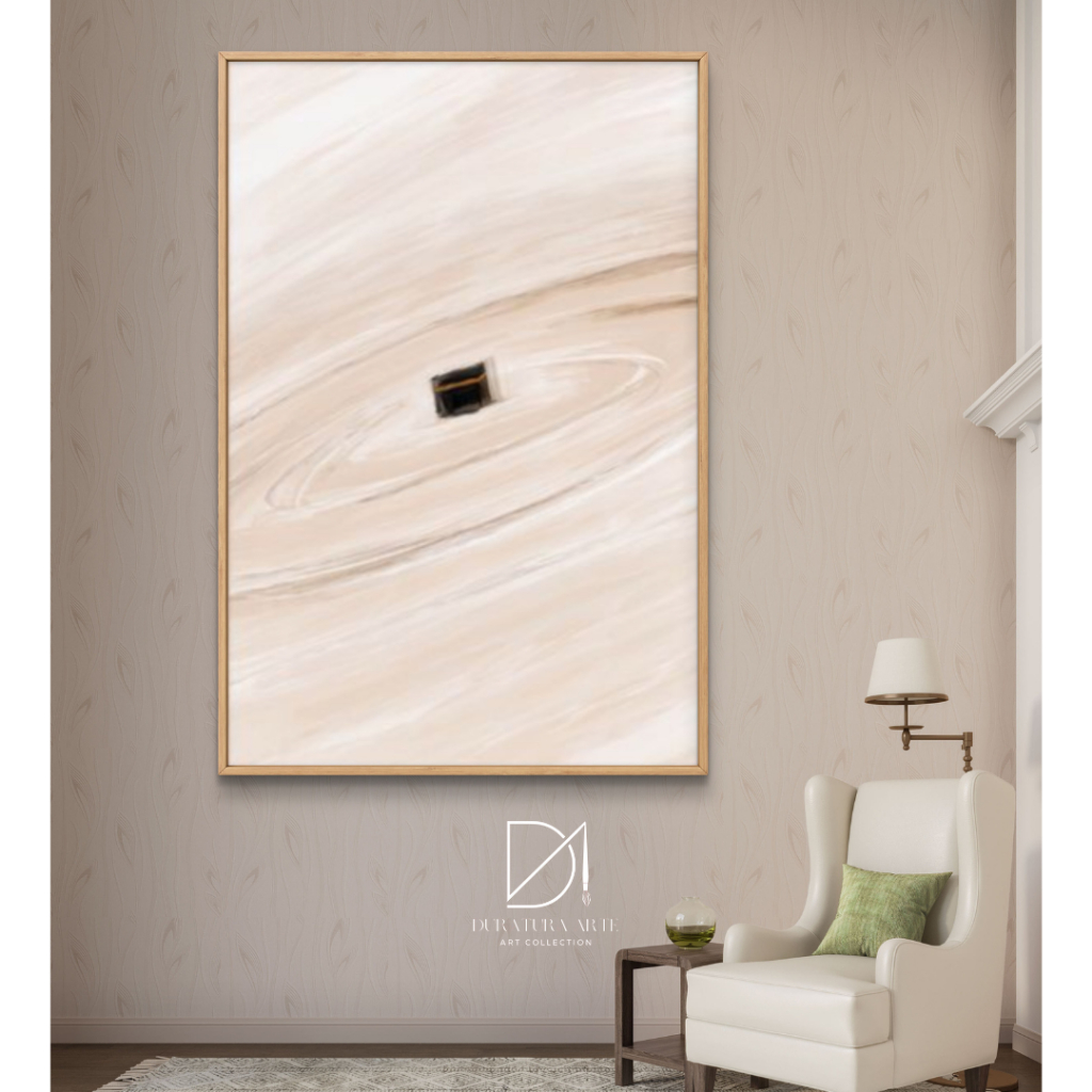 Jual Lukisan Ka'bah Simple Elegant Portrait - Lukisan Portrait Plus ...